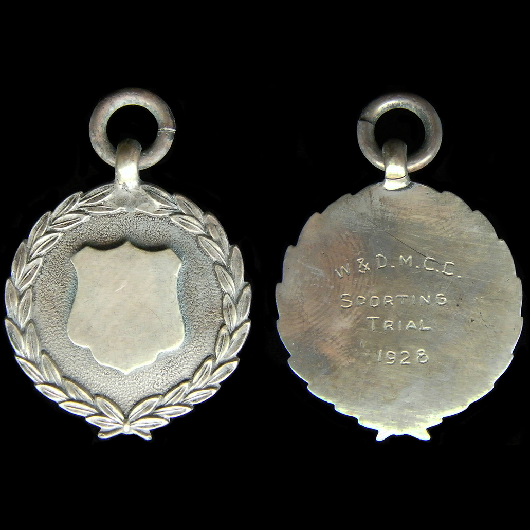 1928 Willesden & District Motor Cycle Club Medallion